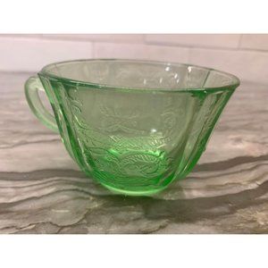 Federal Glass Madrid Uranium Depression Cup